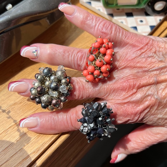 Cocktail Beaded Rings - Assortment - Picture 2 of 15